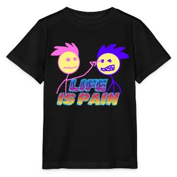 Das Leben ist Schmerz - Stanley/Stella Kinder T-Shirt MINI CREATOR  - Schwarz - Vorne - Mikhail (115cm)