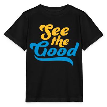 see the good quote - Stanley/Stella MINI CREATOR Kids’ T-Shirt - black - Front - Mikhail (115cm)
