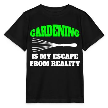 Garten Geschenk Obstgarten Gärtner Hobbygärtner - Stanley/Stella Kinder T-Shirt MINI CREATOR  - Schwarz - Vorne - Mikhail (115cm)