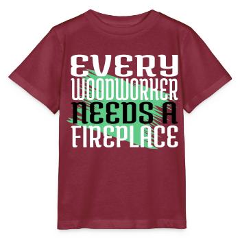 carpenter funny carpenter wood john carpenter - Stanley/Stella Kinder T-Shirt MINI CREATOR  - Burgunderrot - Vorne - Kain (125cm)