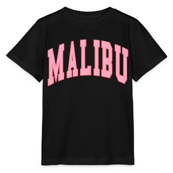 malibu preppy rose nouveau - T-shirt bio MINI CREATOR Stanley/Stella Enfant - noir - Devant - Mikhail (115cm)