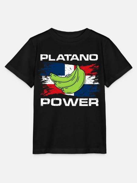 platano power dominican republic flag design - Stanley/Stella MINI CREATOR Kids’ T-Shirt - black