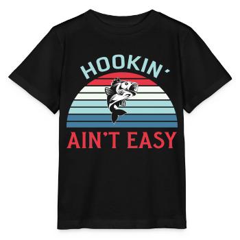 Fishermen Fishing Fishing Fishing Anglers Fish Fish - Stanley/Stella MINI CREATOR Kids’ T-Shirt - black - Front - Mikhail (115cm)