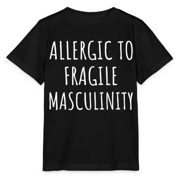 Allergic To Fragile Masculinity IV - Stanley/Stella MINI CREATOR Kids’ T-Shirt - black - Front - Mikhail (115cm)