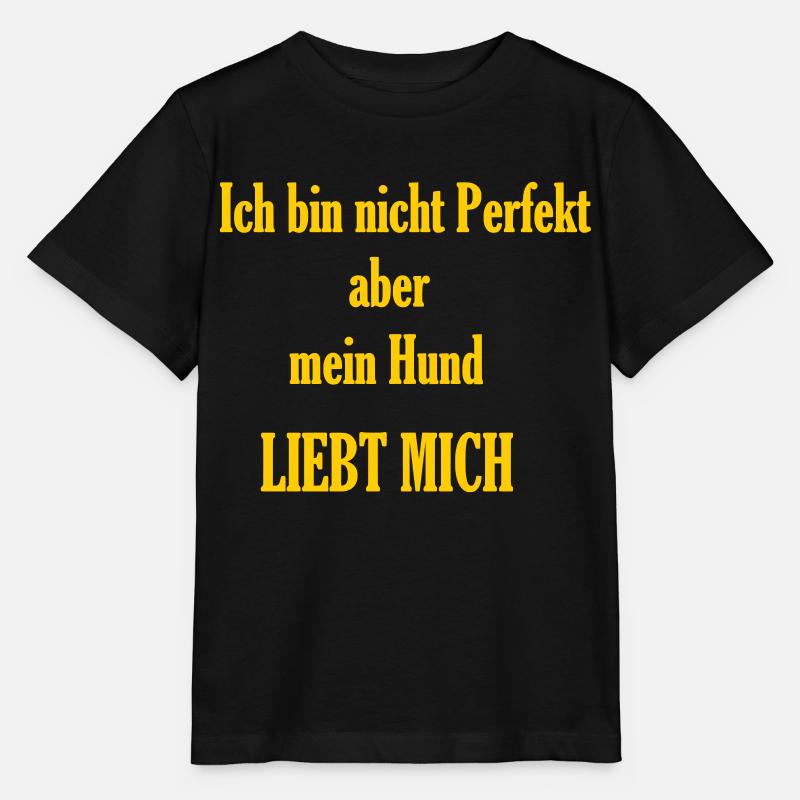 ich bin nicht perfekt... * Druckfarbe änderbar !!! - Stanley/Stella Kinder T-Shirt MINI CREATOR  - Schwarz