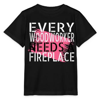 arboriculturist gift idea cutter - Stanley/Stella Kinder T-Shirt MINI CREATOR  - Schwarz - Vorne - Mikhail (115cm)