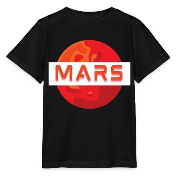 Mission MARS ! - T-shirt bio MINI CREATOR Stanley/Stella Enfant - noir - Devant - Mikhail (115cm)