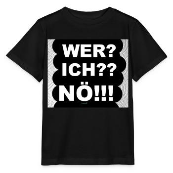 ZoffArt NÖ!!! - Stanley/Stella Kinder T-Shirt MINI CREATOR  - Schwarz - Vorne - Mikhail (115cm)