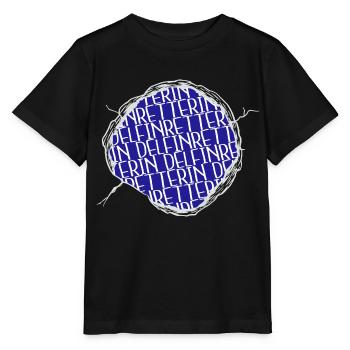 spaß meeressäuger veganerin tierrecht - Stanley/Stella Kinder T-Shirt MINI CREATOR  - Schwarz - Vorne - Mikhail (115cm)