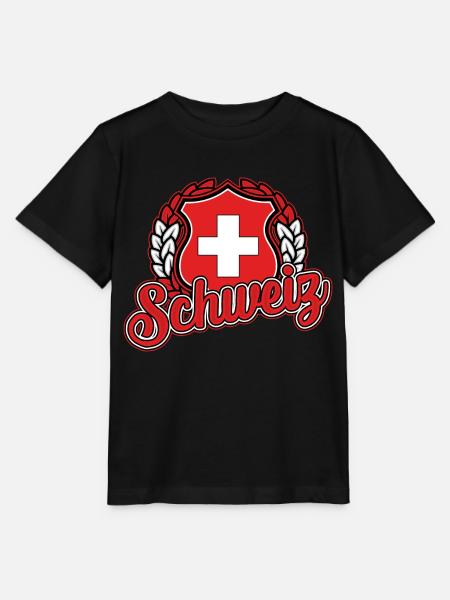 Schweiz - Stanley/Stella Kinder T-Shirt MINI CREATOR - Schwarz