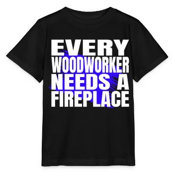 awesome funny carpenter quotes cutter - Stanley/Stella Kinder T-Shirt MINI CREATOR  - Schwarz - Vorne - Mikhail (115cm)