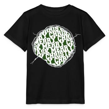 Fairy Tail Christmas Christmas Present Gift - Stanley/Stella MINI CREATOR Kids’ T-Shirt - black - Front - Mikhail (115cm)