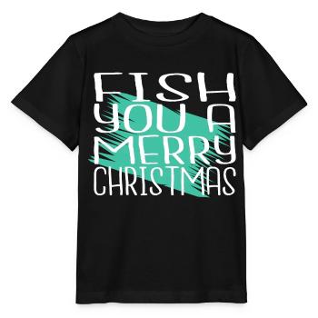 Présentez des tournois de pêche en cadeau mignons de mer - T-shirt bio MINI CREATOR Stanley/Stella Enfant - noir - Devant - Mikhail (115cm)