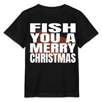 Tournois de pêche Cadeau de Noël mignon - T-shirt bio MINI CREATOR Stanley/Stella Enfant - noir - Devant - Mikhail (115cm)