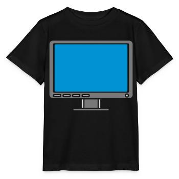 Design Screen Display Computer - Stanley/Stella MINI CREATOR Kids’ T-Shirt - black - Front - Mikhail (115cm)
