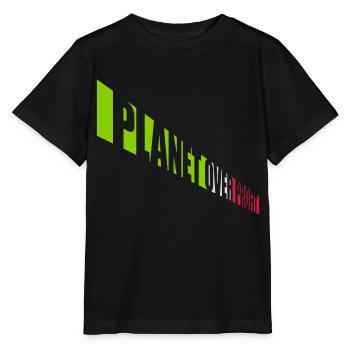 Planète sur le devis de profit - T-shirt bio MINI CREATOR Stanley/Stella Enfant - noir - Devant - Mikhail (115cm)