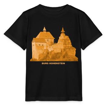 Château de Hohenstein Franconie Bavière - T-shirt bio MINI CREATOR Stanley/Stella Enfant - noir - Devant - Mikhail (115cm)