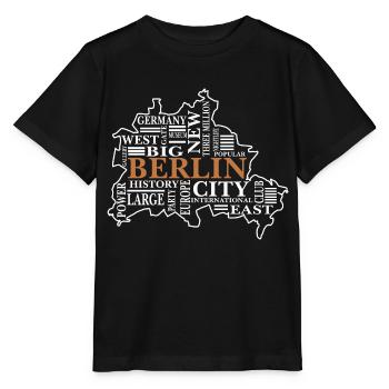 Berlin Vibes-Streetwear für Hauptstadt-Liebhaber - Stanley/Stella Kinder T-Shirt MINI CREATOR  - Schwarz - Vorne - Mikhail (115cm)