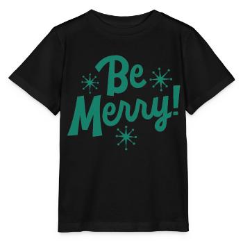 Be Merry - Stanley/Stella MINI CREATOR Kids’ T-Shirt - black - Front - Mikhail (115cm)