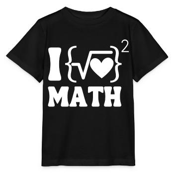 Ich liebe Mathe White Edition - Stanley/Stella Kinder T-Shirt MINI CREATOR  - Schwarz - Vorne - Mikhail (115cm)