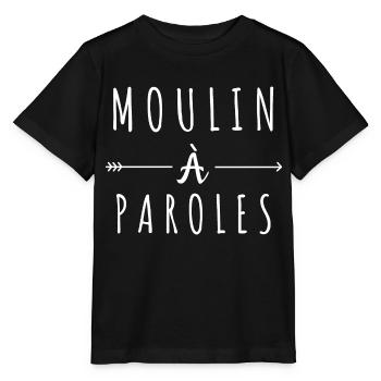 Moulin à paroles - T-shirt bio MINI CREATOR Stanley/Stella Enfant - noir - Devant - Mikhail (115cm)