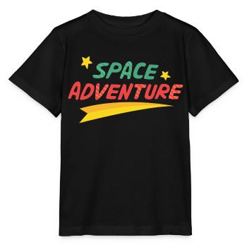 Weltraumabenteuer - Stanley/Stella Kinder T-Shirt MINI CREATOR  - Schwarz - Vorne - Mikhail (115cm)