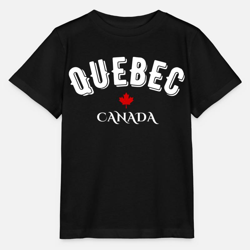 Québec Kanada - Stanley/Stella Kinder T-Shirt MINI CREATOR  - Schwarz