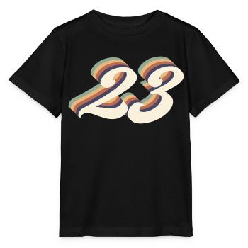 Jahrgang zum 23-jährigen Jubiläum - Stanley/Stella Kinder T-Shirt MINI CREATOR  - Schwarz - Vorne - Mikhail (115cm)