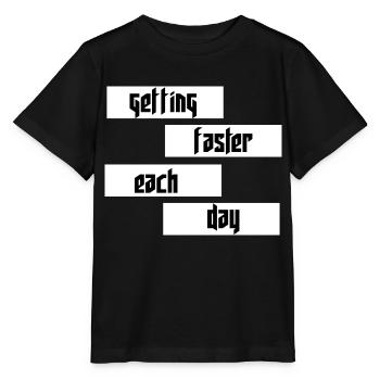 Marathon Triathlon Running Jogging Biking Cycling - Stanley/Stella MINI CREATOR Kids’ T-Shirt - black - Front - Mikhail (115cm)