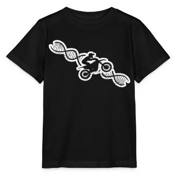 Moto Fan Motocross Motocyclistes - T-shirt bio MINI CREATOR Stanley/Stella Enfant - noir - Devant - Mikhail (115cm)