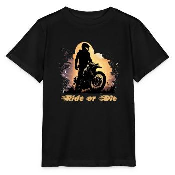 Ride or die - Stanley/Stella MINI CREATOR Kids’ T-Shirt - black - Front - Mikhail (115cm)
