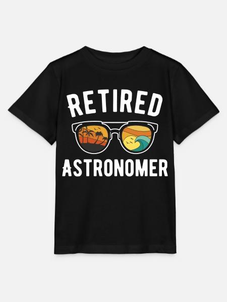 Astronom im Ruhestand Strandpenner - Stanley/Stella Kinder T-Shirt MINI CREATOR  - Schwarz
