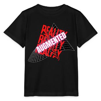 Reality Augmented Anamorphic - Stanley/Stella MINI CREATOR Kids’ T-Shirt - black - Front - Mikhail (115cm)