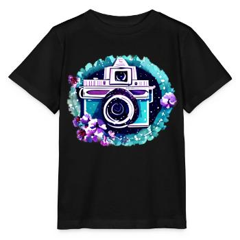 Photographe drôle Photographier Photographes Photographes - T-shirt bio MINI CREATOR Stanley/Stella Enfant - noir - Devant - Mikhail (115cm)