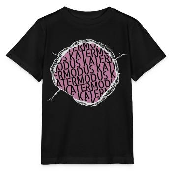 geschenk cool säugetier witzig katze weihnachten - Stanley/Stella Kinder T-Shirt MINI CREATOR  - Schwarz - Vorne - Mikhail (115cm)