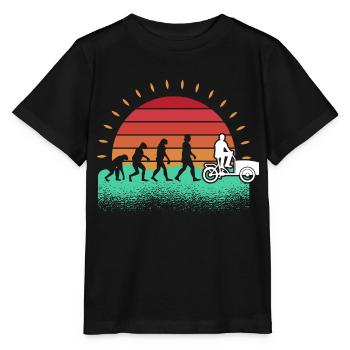 Bicycle Cargo Bike Cargo Bike - Stanley/Stella MINI CREATOR Kids’ T-Shirt - black - Front - Mikhail (115cm)