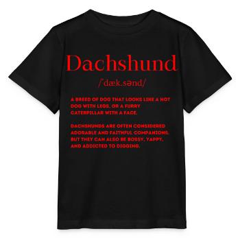 Dackel Definition - Stanley/Stella Kinder T-Shirt MINI CREATOR  - Schwarz - Vorne - Mikhail (115cm)