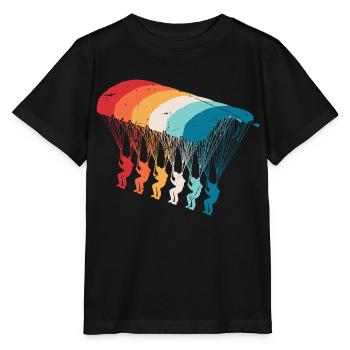 Skydive Evolution: Skydiver Design - T-shirt bio MINI CREATOR Stanley/Stella Enfant - noir - Devant - Mikhail (115cm)