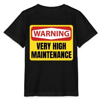 Signalisation à très haute maintenance - T-shirt bio MINI CREATOR Stanley/Stella Enfant - noir - Devant - Mikhail (115cm)