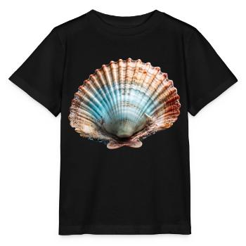 Les pétoncles sont aussi appelés moules pèlerines - T-shirt bio MINI CREATOR Stanley/Stella Enfant - noir - Devant - Mikhail (115cm)