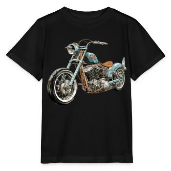 Ewiger Chopper - Stanley/Stella Kinder T-Shirt MINI CREATOR  - Schwarz - Vorne - Mikhail (115cm)