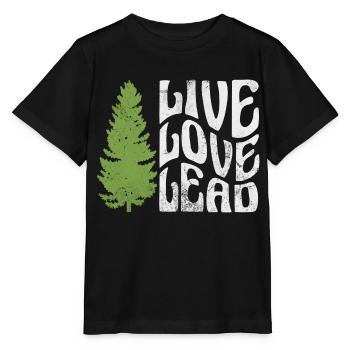 Live Love Lead - Stanley/Stella MINI CREATOR Kids’ T-Shirt - black - Front - Mikhail (115cm)