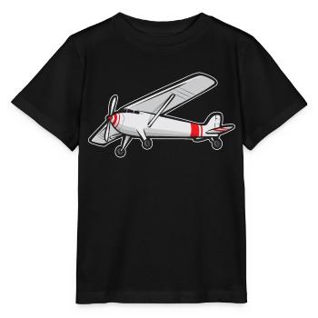 Modèle d’avion télécommandé - T-shirt bio MINI CREATOR Stanley/Stella Enfant - noir - Devant - Mikhail (115cm)