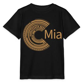 Für Mia - Stanley/Stella Kinder T-Shirt MINI CREATOR  - Schwarz - Vorne - Mikhail (115cm)