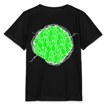 vegan meal veganism present joke gift idea - Stanley/Stella Kinder T-Shirt MINI CREATOR  - Schwarz - Vorne - Mikhail (115cm)