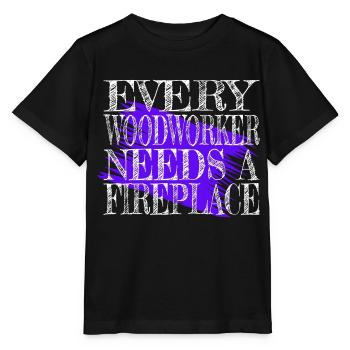 Arboristes A charpentiers prière Tshirts marteau-piqueur - T-shirt bio MINI CREATOR Stanley/Stella Enfant - noir - Devant - Mikhail (115cm)