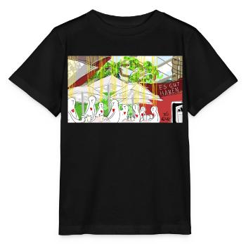 Es gut haben. - Stanley/Stella Kinder T-Shirt MINI CREATOR  - Schwarz - Vorne - Mikhail (115cm)