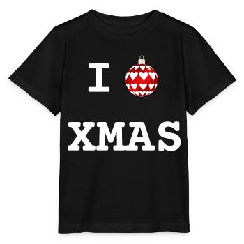 I Love Xmas | XMAS - T-shirt bio MINI CREATOR Stanley/Stella Enfant - noir - Devant - Mikhail (115cm)