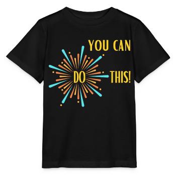 Vous pouvez le faire - T-shirt bio MINI CREATOR Stanley/Stella Enfant - noir - Devant - Mikhail (115cm)