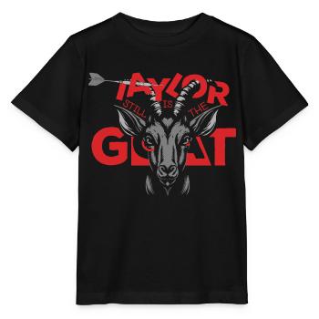 Darts Taylor Still Is The Goat - Stanley/Stella Kinder T-Shirt MINI CREATOR  - Schwarz - Vorne - Mikhail (115cm)